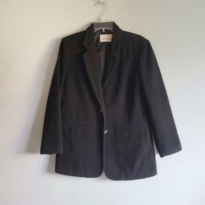 Lord and Taylor Black Wool Blazer size 4